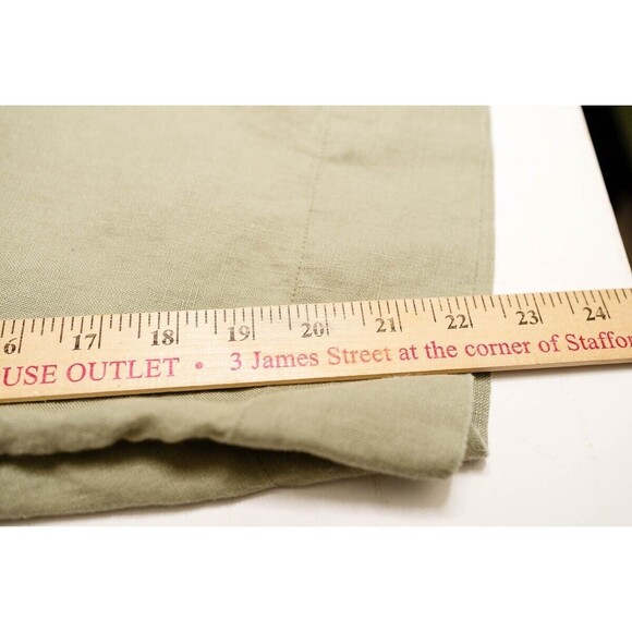 J. Jill M Petite Linen light green pants elastic waist pull on - Picture 7 of 7